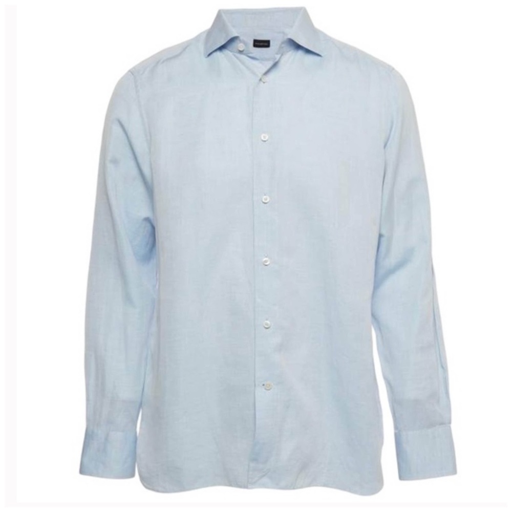 CUBAVERA • Cerulean Linen Shirt